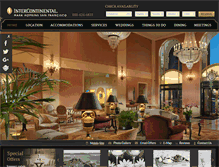 Tablet Screenshot of intercontinentalmarkhopkins.com